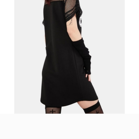 Jawbreaker NWOT 😈 666 Team Sipporter Jersey Dress. Brand New. L - Picture 3 of 4